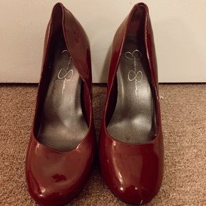 Red Jessica Simpson Heels
